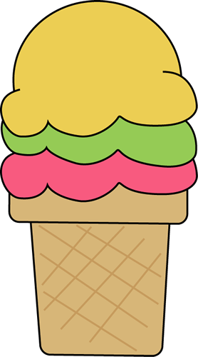 Ice Cream Cone Clip Art - Clip Art Es Krim (278x500), Png Download
