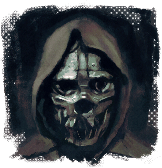 Corvo's Mask - Corvo Attano Dishonored Masks (563x556), Png Download