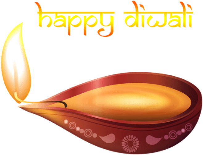 Beautiful Happy Diwali Candle Png Image - Vilaku Clipart Png (600x422), Png Download