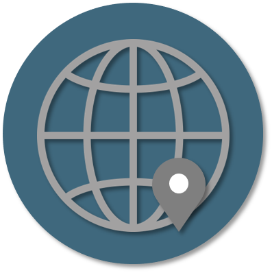 Localisation Blue Circle - Complete Social Network Organizer (397x398), Png Download