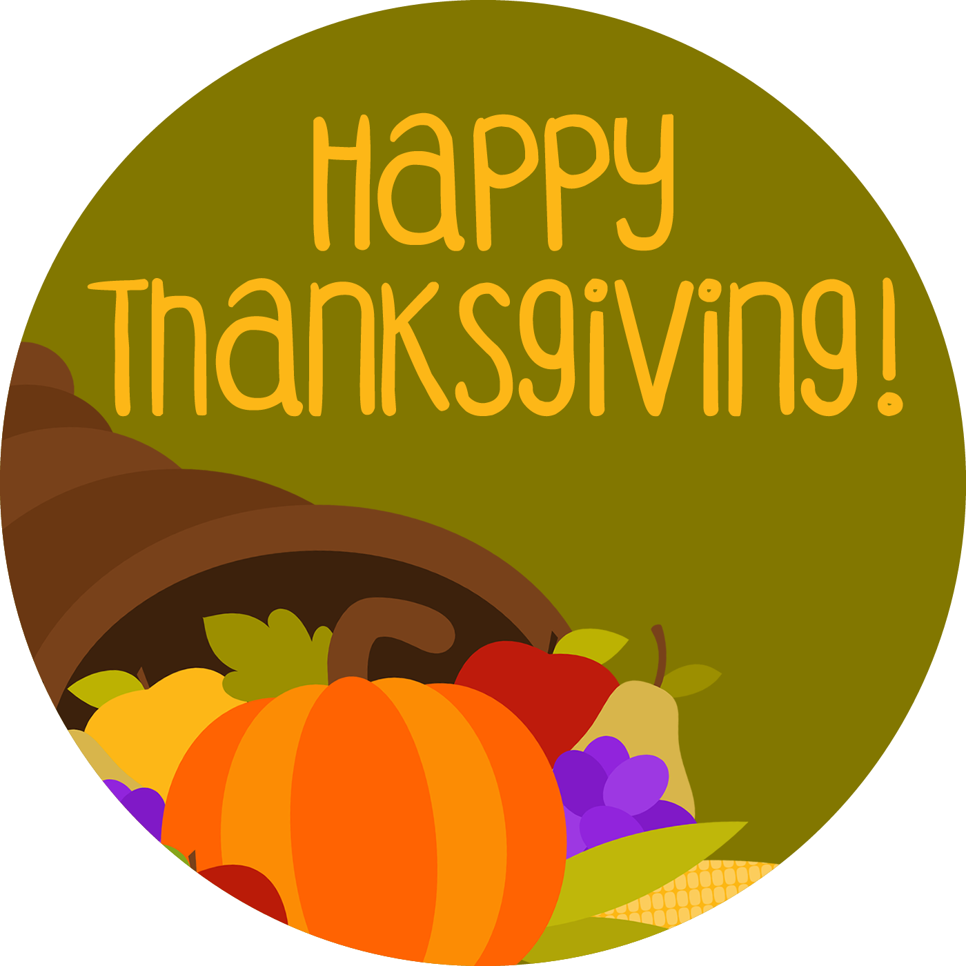 Happy Thanksgiving - Happy Thanksgiving Images Png (1400x1400), Png Download