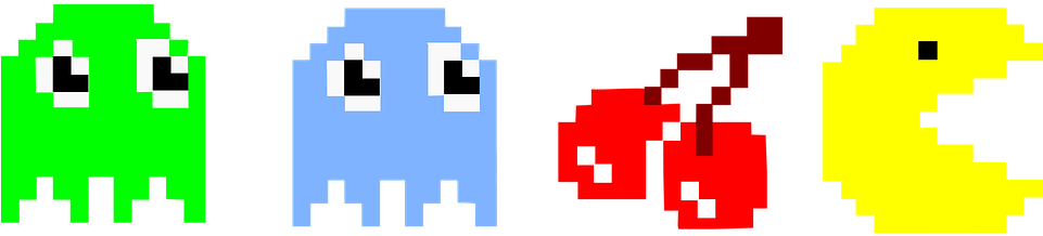 Download - Pac Man 80 Png (640x320), Png Download