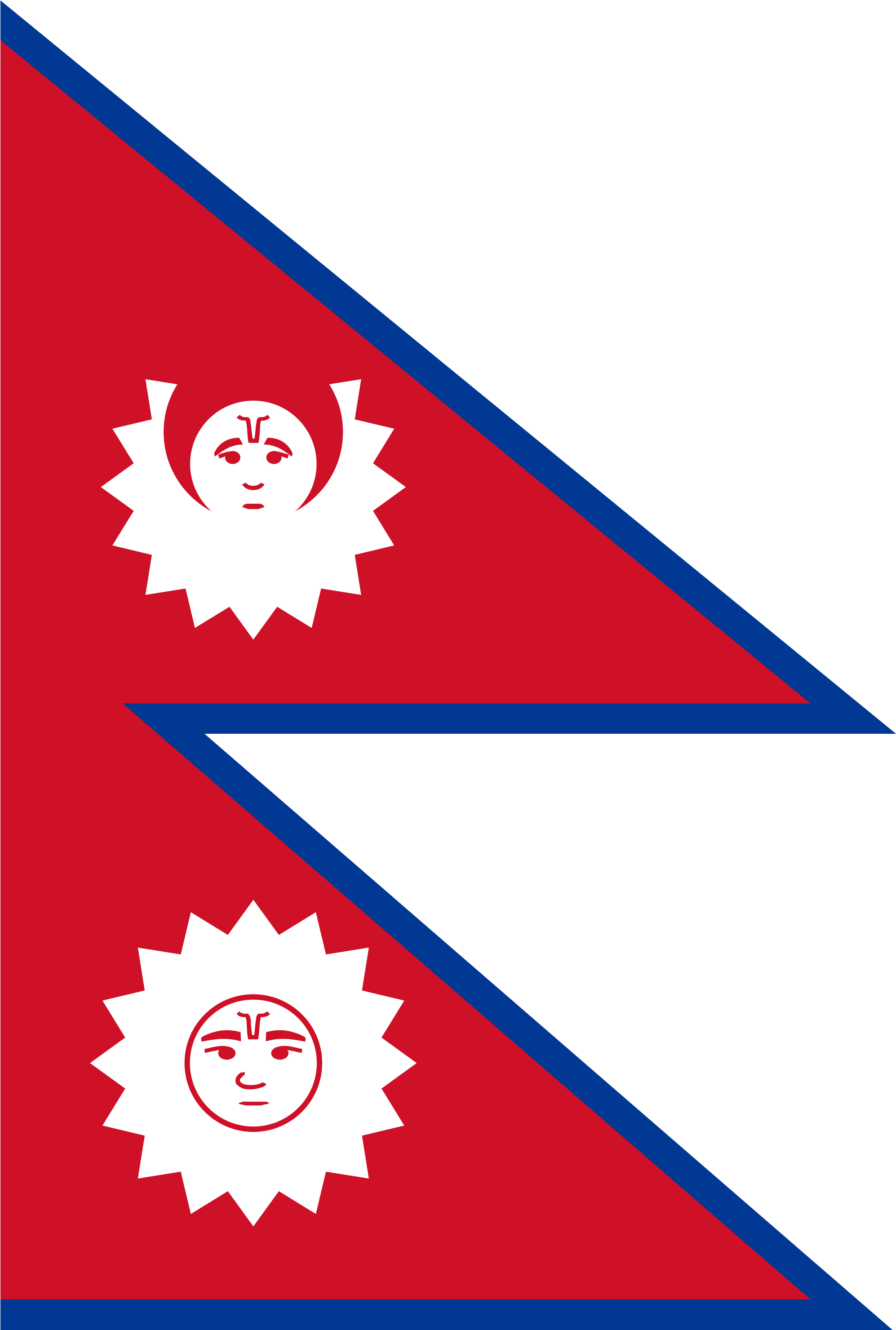 Nepal Resultado De Imagen De Nepal Bandera - Nepal Flag (2000x2959), Png Download