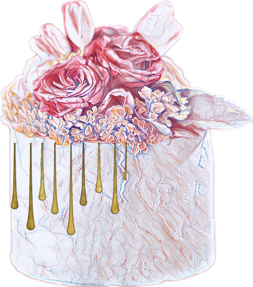 Drip Cake (876x996), Png Download
