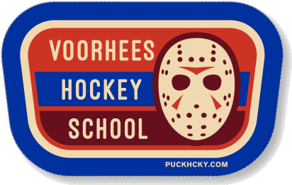 First Jason 'voorhees Hockey School' Hockey Sticker - Jason Voorhees (443x544), Png Download