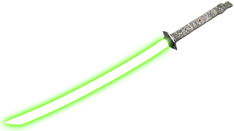 Katana D Weapons Pinterest - Lightsaber Katana Png (800x451), Png Download