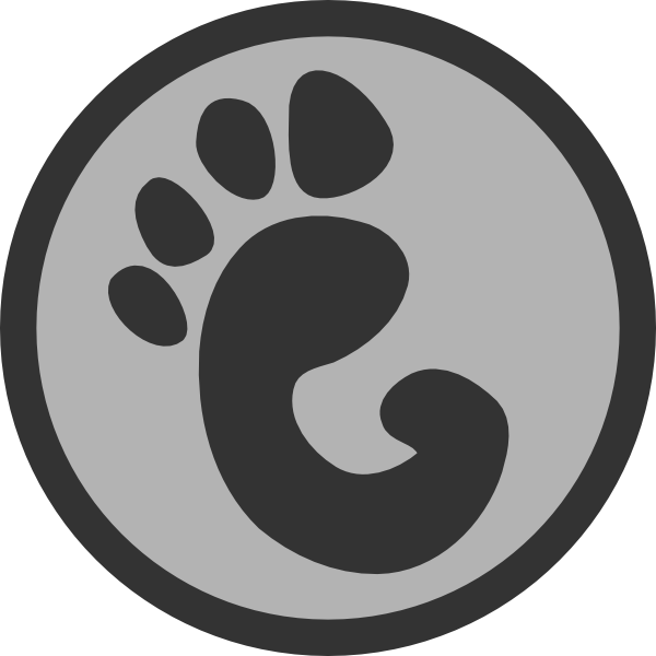 Paw Print Logo Clipart Png For Web (600x600), Png Download