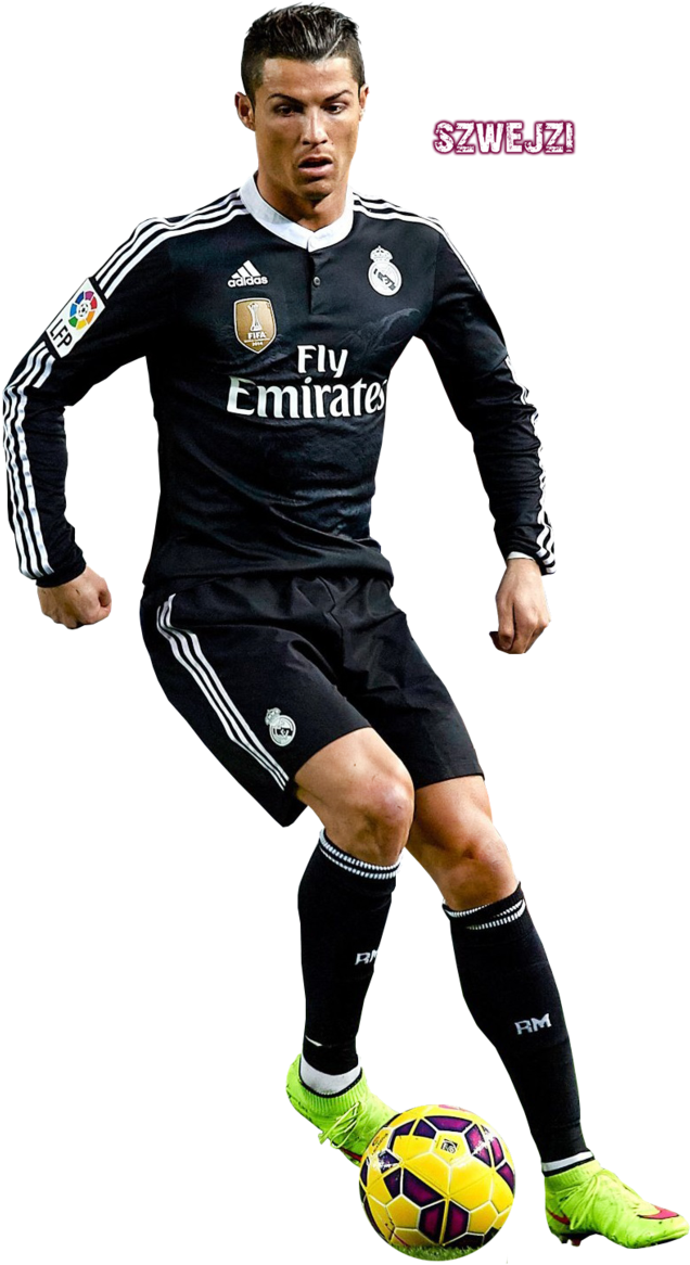 Cristiano Ronaldo By Szwejzi On Deviantart Clipart - Cristiano Ronaldo Hd Png (677x1181), Png Download
