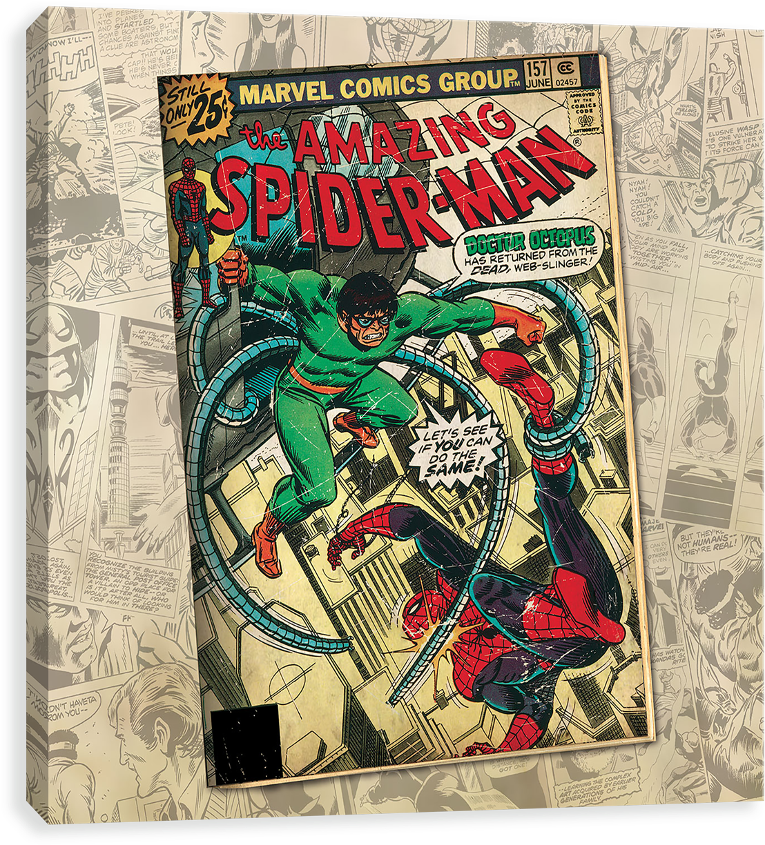 Spider-man V Doc Oc - Doctor Octopus Comic Cover (1280x1280), Png Download
