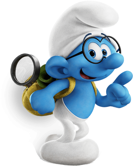 Free Png Brainy Smurf Png Images Transparent - Smurfs The Lost Village Clumsy (480x623), Png Download