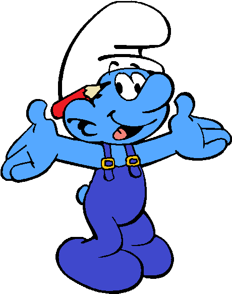 Smurf Png - Google-søgning - Smurfs Handy (470x599), Png Download
