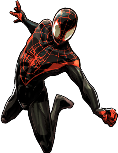 Spiderman Comic Png - Spider Man Into The Spider Verse Art (404x496), Png Download