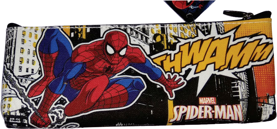 Flat Pencil Bag Marvel Spiderman - Licenses Products Classic Ultimate Spiderman Spidey (1000x1000), Png Download