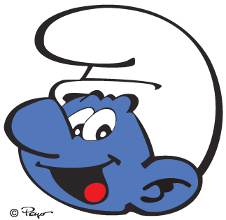 Smurf Logo - Blues Clues Vs Smurfs (400x400), Png Download
