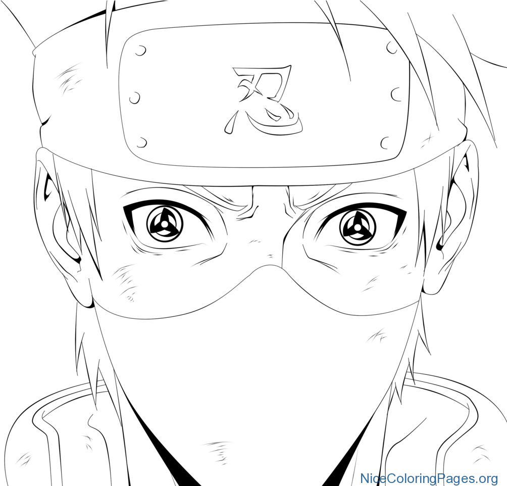 Kakashi Hatake 11 Coloring - Kakashi Hokage Coloring Page (1024x961), Png Download