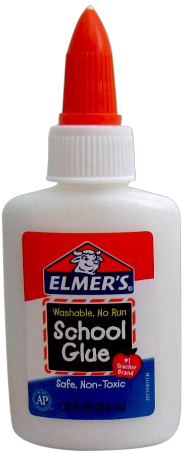 Glue Png Clipart - School Glue: 4 Oz. (1000x1000), Png Download