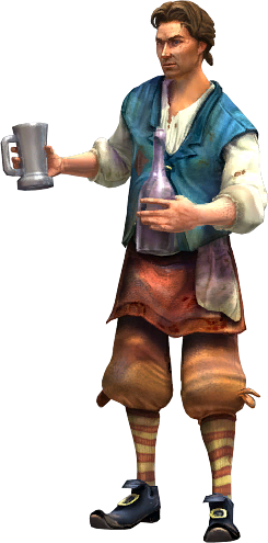 2004 Retire 14 Bartender - Beer Stein (245x495), Png Download