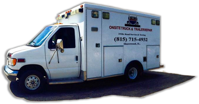 Onsite Roadside Assistance And Truck Repair Ambulance - Ford E-series (698x450), Png Download