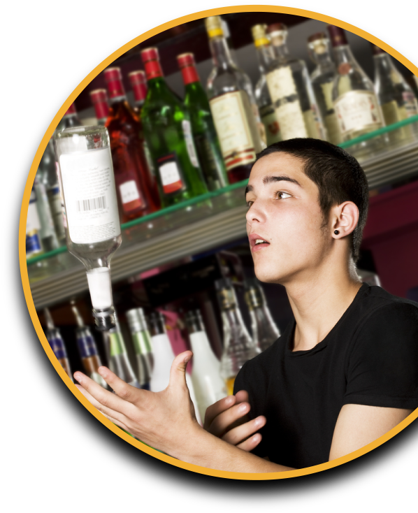 Someone With A Good Personality And Zero Bartending - Working In Australia (598x734), Png Download