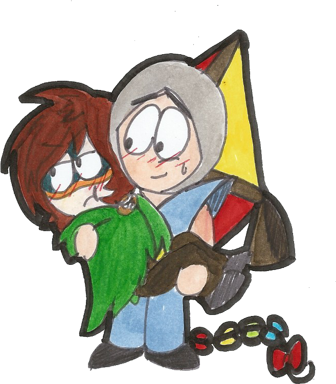 The Owl And Human Kite - South Park Human Kite Fan Art (746x816), Png Download