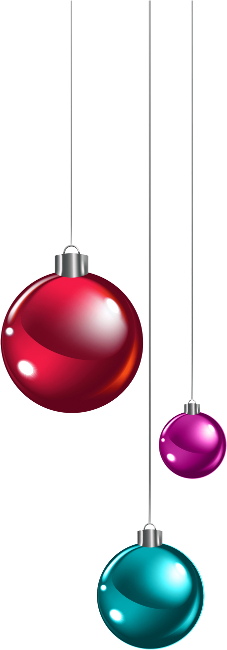 Free Png Hanging Christmas Balls Png Images Transparent - Clip Art (481x1324), Png Download