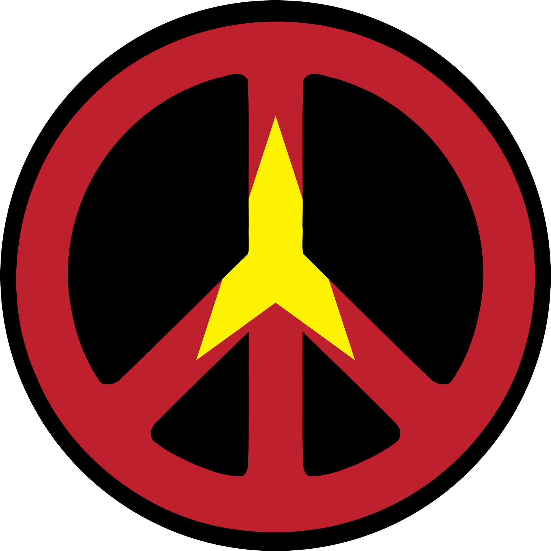Flag Art Vietnam Flag Peace Symbol Fav Wall Paper Background - Peace Symbol Vietnam (1969x1891), Png Download