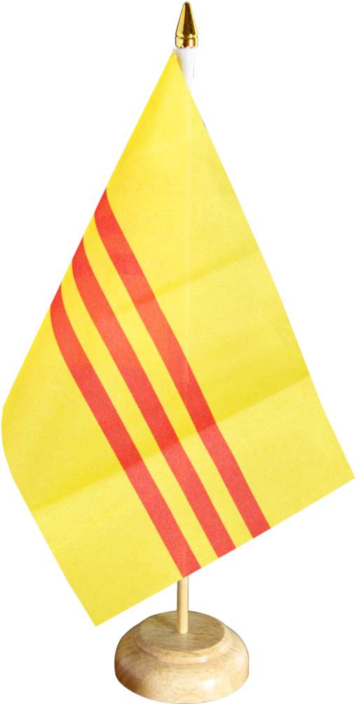 Vietnam Old Table Flag - Flag (1500x1176), Png Download