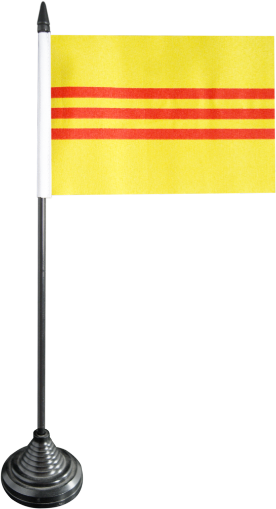 Vietnam Old Table Flag - Flag (1500x1176), Png Download