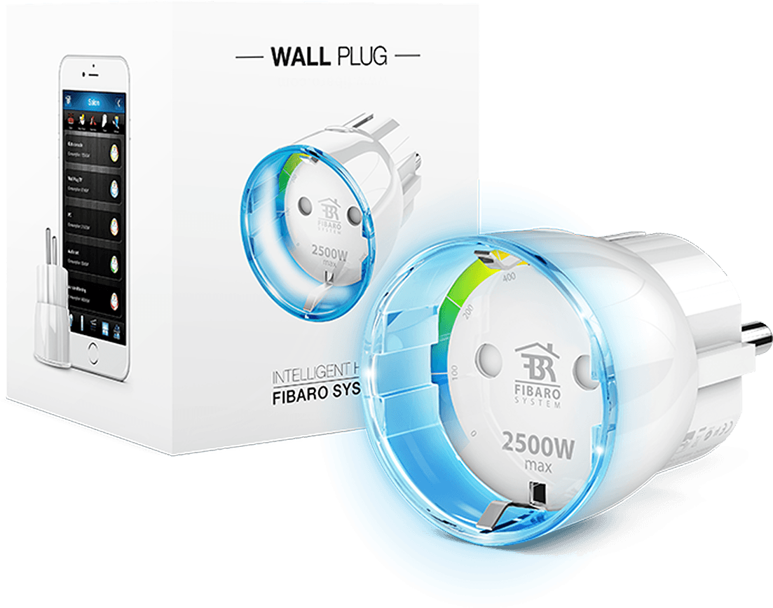 Fibaro Wall Plug Type F - Fibaro (1200x1200), Png Download