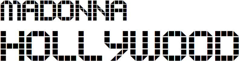 Hollywood Logo - Madonna Hollywood Logo (800x228), Png Download
