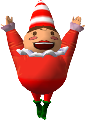This Reveals A Face Where A Neck Should Be - Wario World Brawl Doll (305x405), Png Download