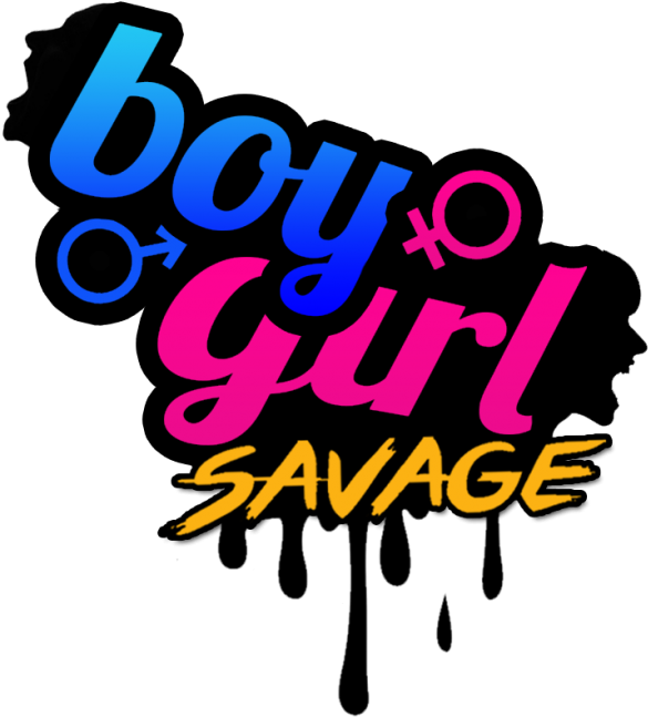 About Boy Girl Savage - Graphic Design (736x736), Png Download