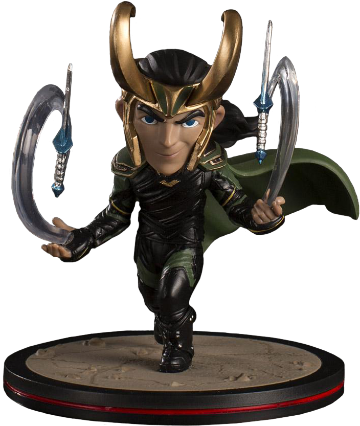 Loki 4" Q-fig Vinyl Figure - Thor Ragnarok Loki Q Fig Figure (768x768), Png Download