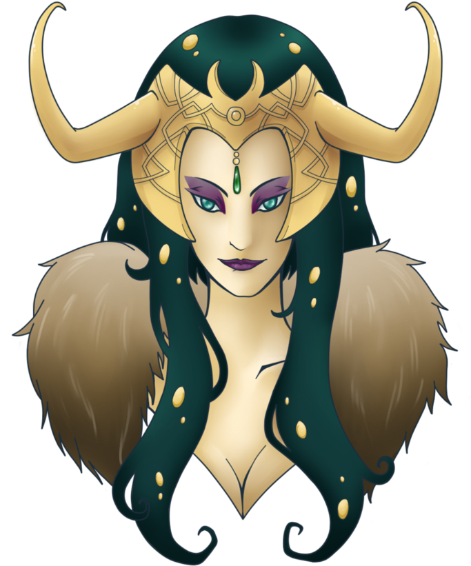 Lady Loki By Kutori On Deviantart Clip Transparent - Lady Loki Png (794x1006), Png Download