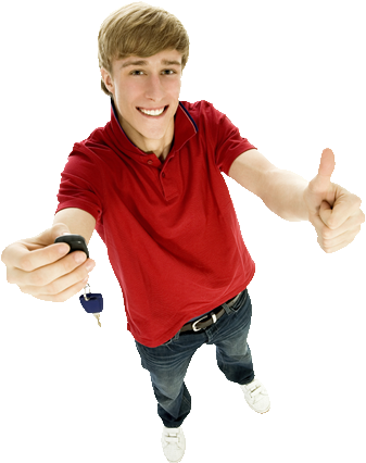 Excited Teenager (357x450), Png Download