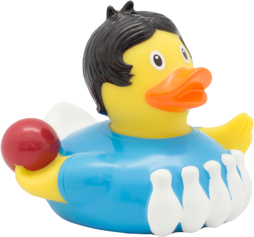 Bowling Duck Design Lilalu Shop Ducks Png Bowling Duck - Rubber Duck (1024x1024), Png Download