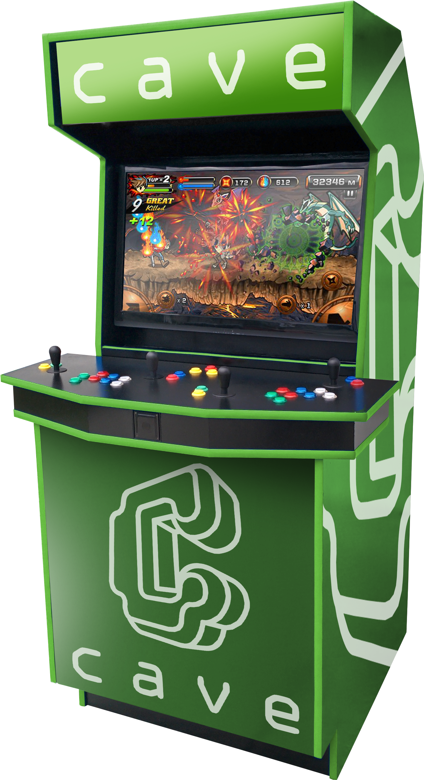 Cave - Arcade Sega Naomi Png (1507x2686), Png Download