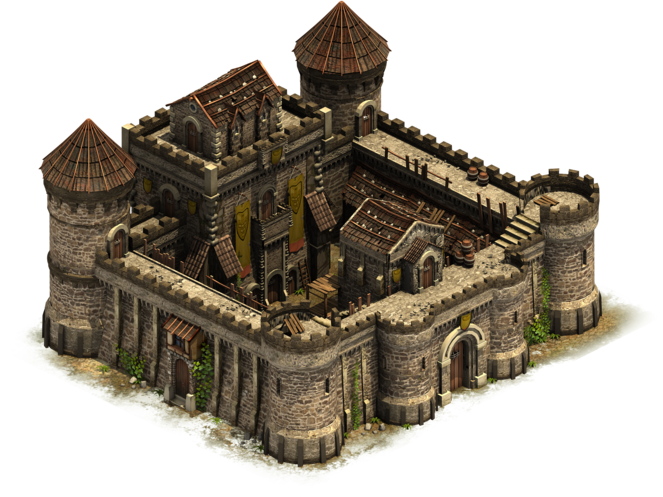 Town Hall - Forge Of Empires Art (663x497), Png Download