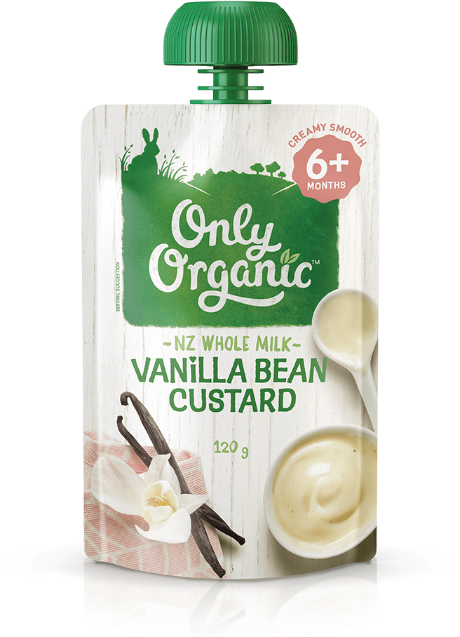 Only Organic Vanilla Bean Custard (1000x1000), Png Download
