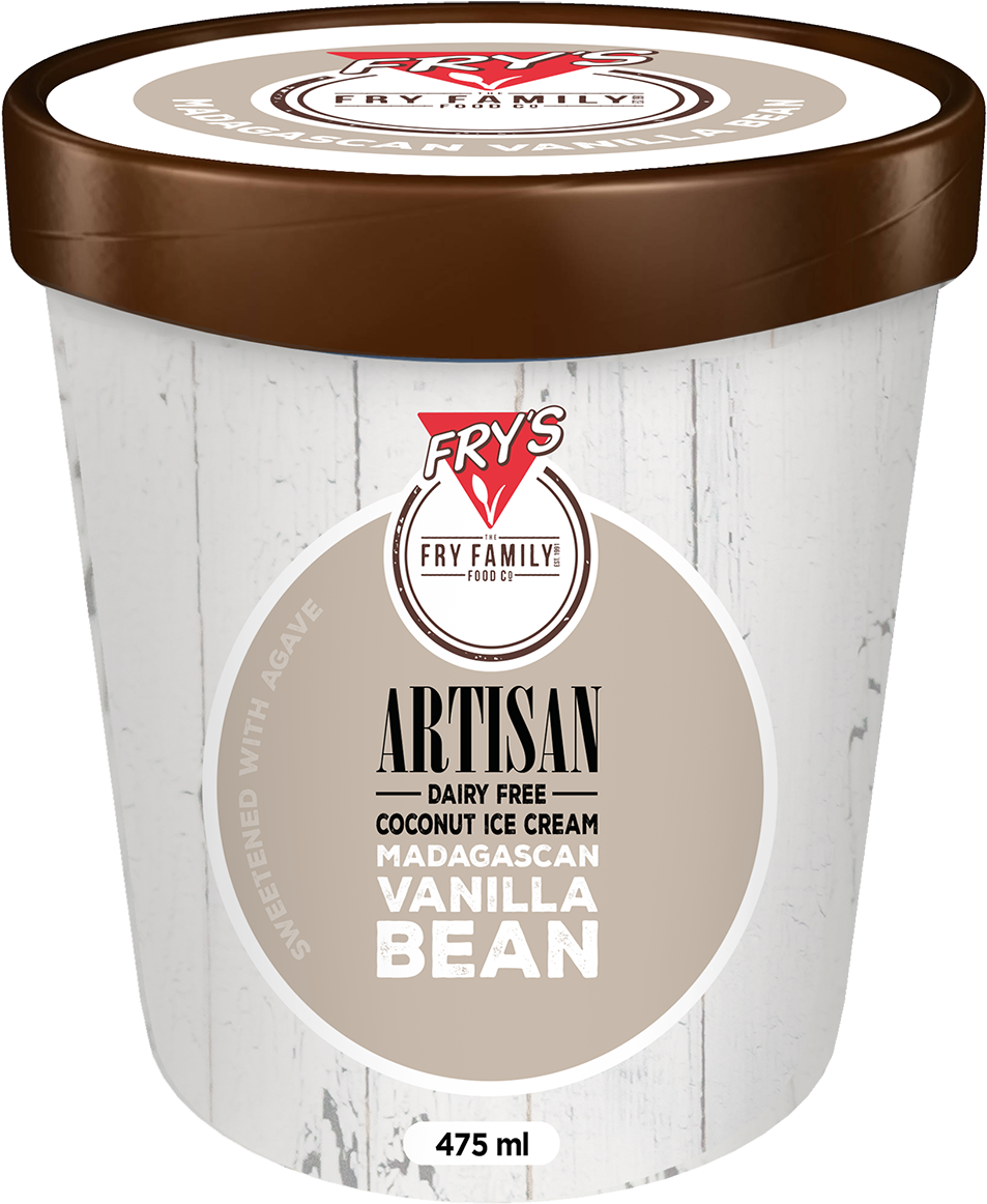 Fry's Fry's Salted Caramel Dairy Free Ice Cream (1000x1223), Png Download