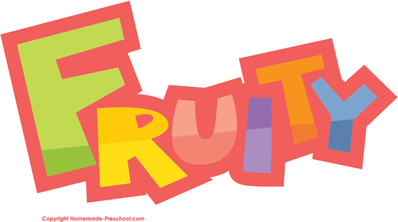 Free Fruit Clipart - Fruity Clipart (568x317), Png Download