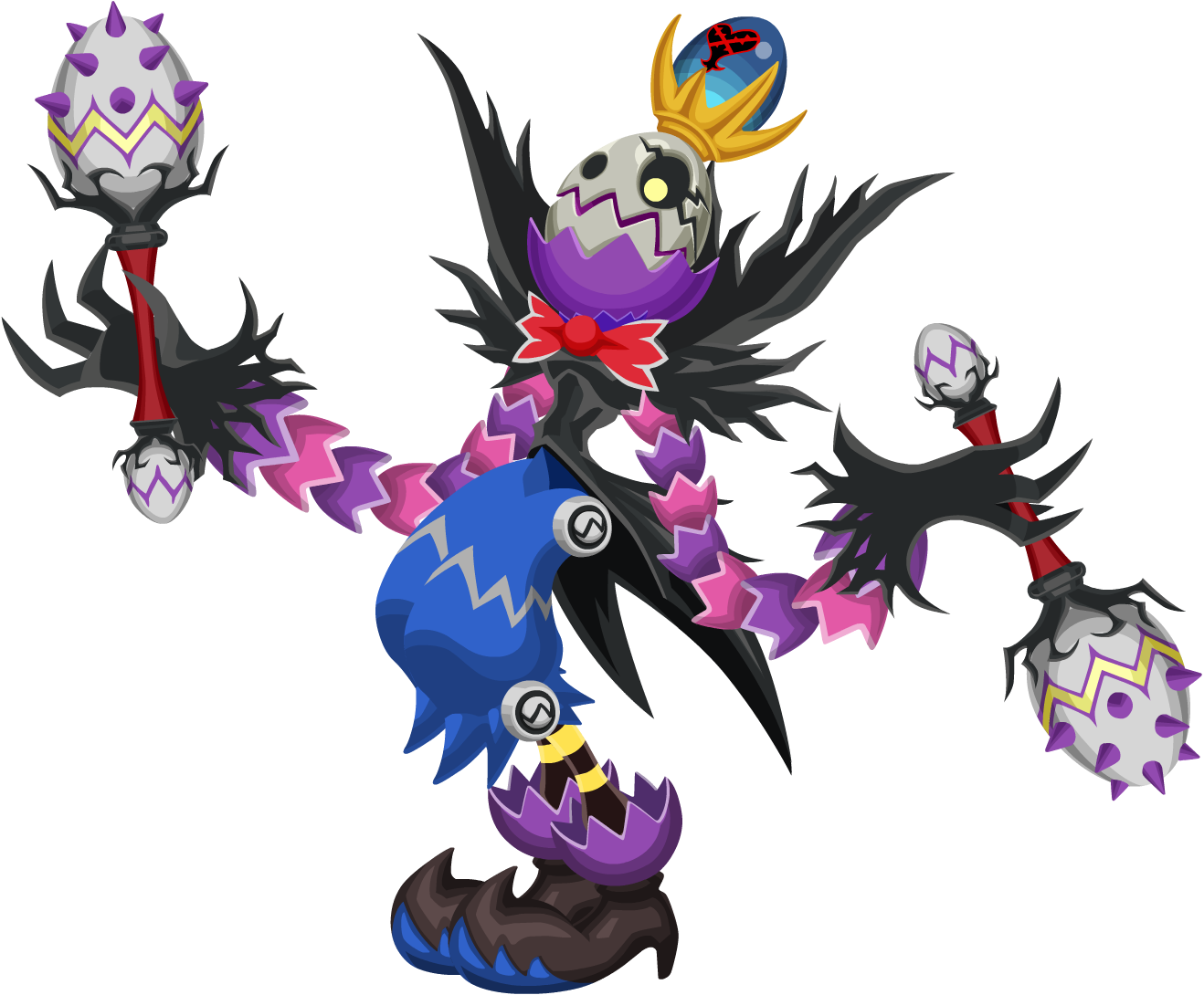 Posted Image - Kingdom Hearts Unchained X All Heartless (1318x1090), Png Download