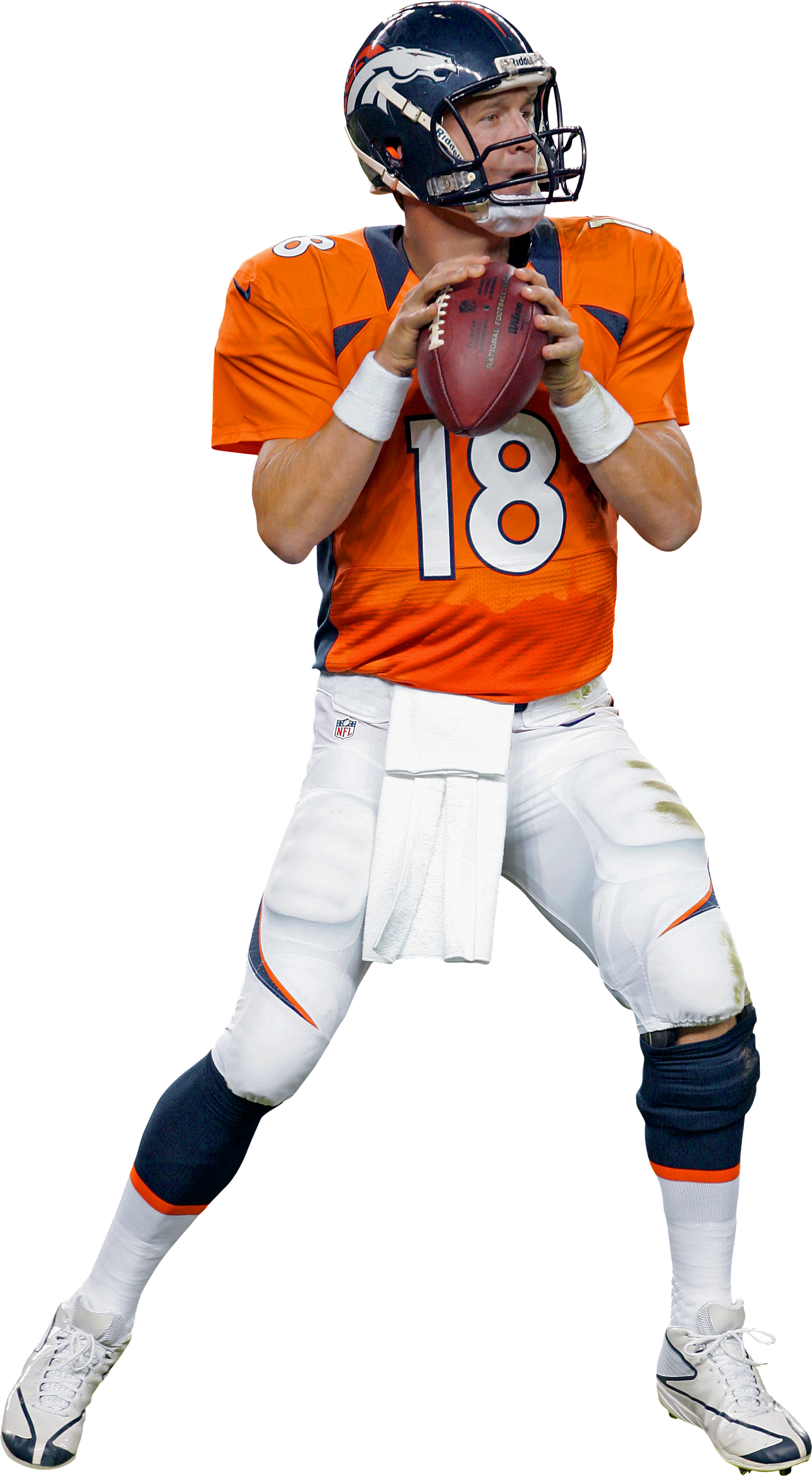 2015 Jaguar Draft Picks - Peyton Manning Broncos Png (1651x3000), Png Download