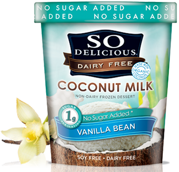 Coco Ice Nsa Vanilla Bean - So Delicious Coconut Ice Cream Vanilla Bean (364x350), Png Download
