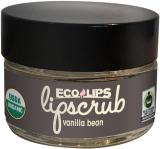 Lip Scrub Vanilla Bean - Eco Lips Lip Sugar Scrub 2 Pack (2- 15ml Jars) 100% (1024x765), Png Download