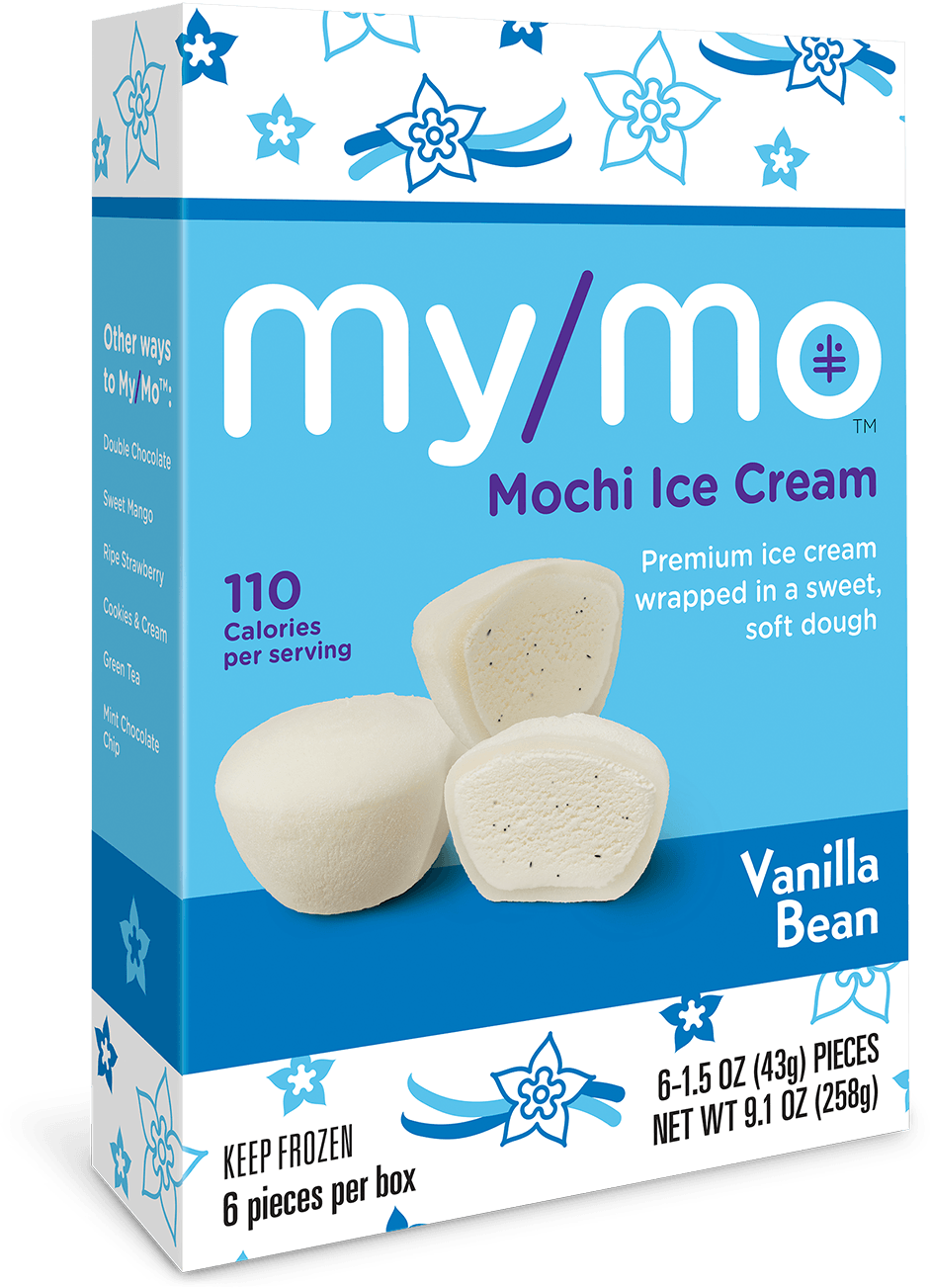 Vanilla - Bean - Mochi Ice Cream Mint Chocolate Chip (941x1303), Png Download