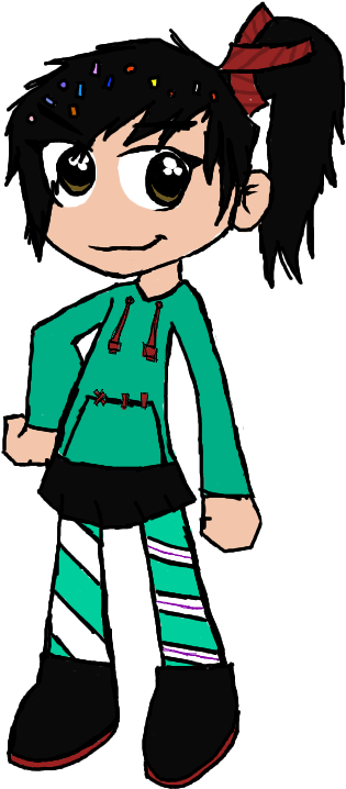 I Saw Wreck It Ralph Last Saturday, So I Decided To - Cartoon (691x786), Png Download