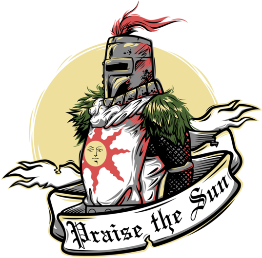 Dark Souls Solaire Png Clipart - Pray The Sun Dark Souls (630x630), Png Download
