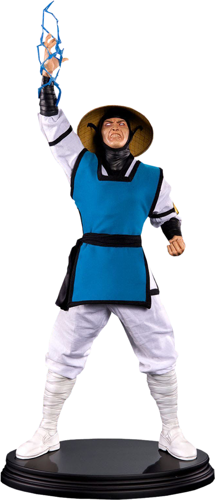 Mortal Kombat Statue Raiden - Mortal Kombat - Lord Raiden 1:4 Scale Statue (480x990), Png Download