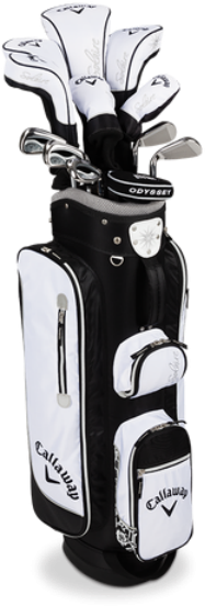Callaway Solaire 13-piece Black Ladies Club Set Golf (600x600), Png Download
